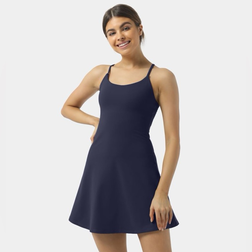 Halara Softlyzero Plush Backless Active Dress Upf… - image 2